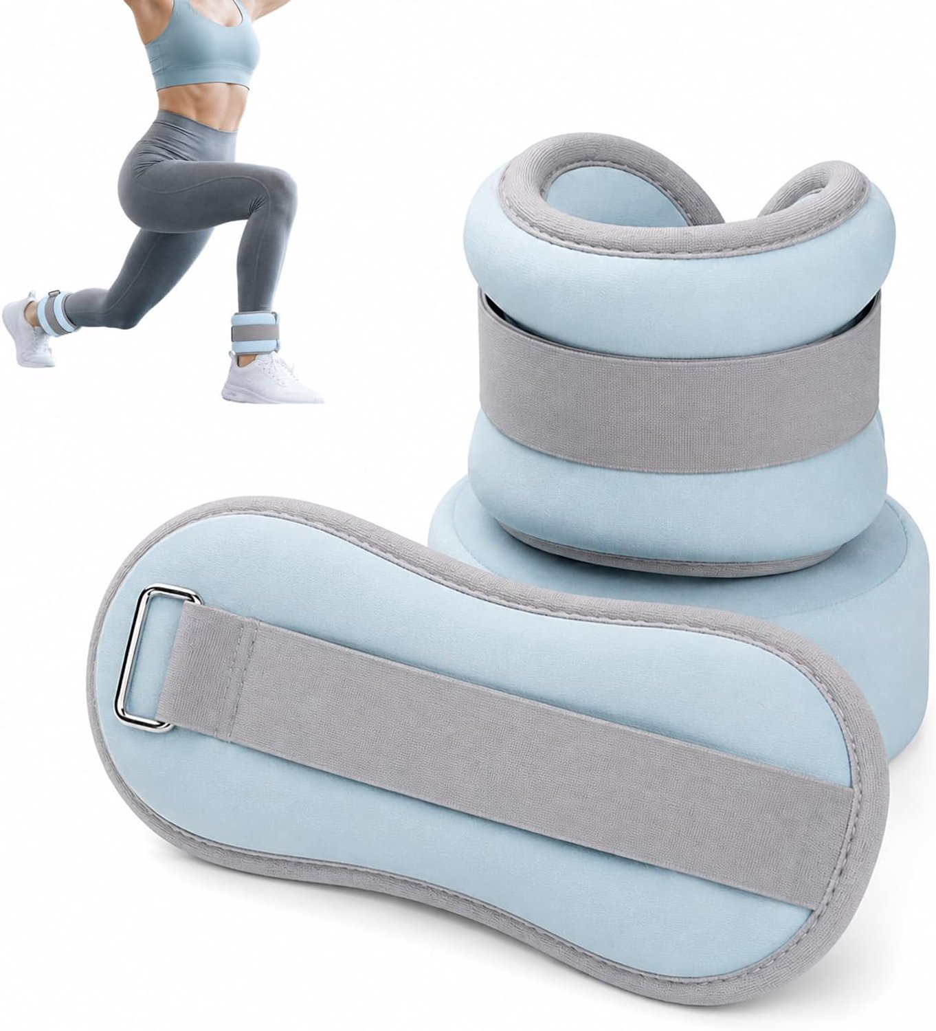 Gewicht cuffs 1,65 kg - verstelbaar - ergonomisch - ideaal voor dans en fitness - ShopVlot