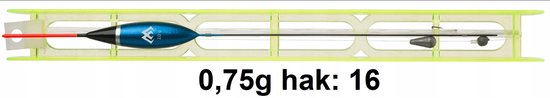Merkloos dobber set 0.75g haakmaat 16, ideaal voor diverse visomstandigheden — afbeelding 2