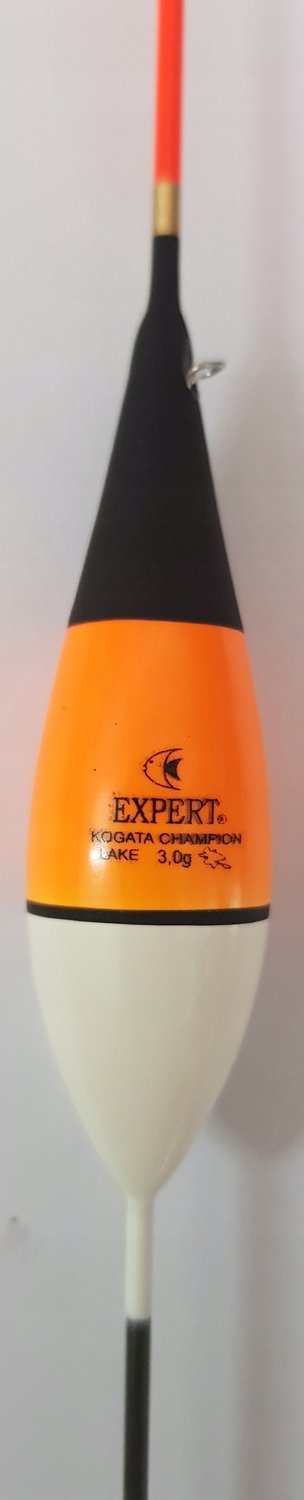 Kanaal dobber, 3g, vaste montage, oranje/wit/zwart — afbeelding 2