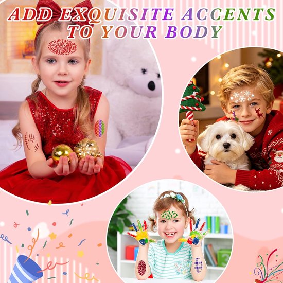 24 stuks gezichtsschildersjablonen voor kinderen, herbruikbaar, Halloween-gezichtsschildersjabloon voor volwassenen, make-upfeest, tattoo-party, decoratie — afbeelding 2