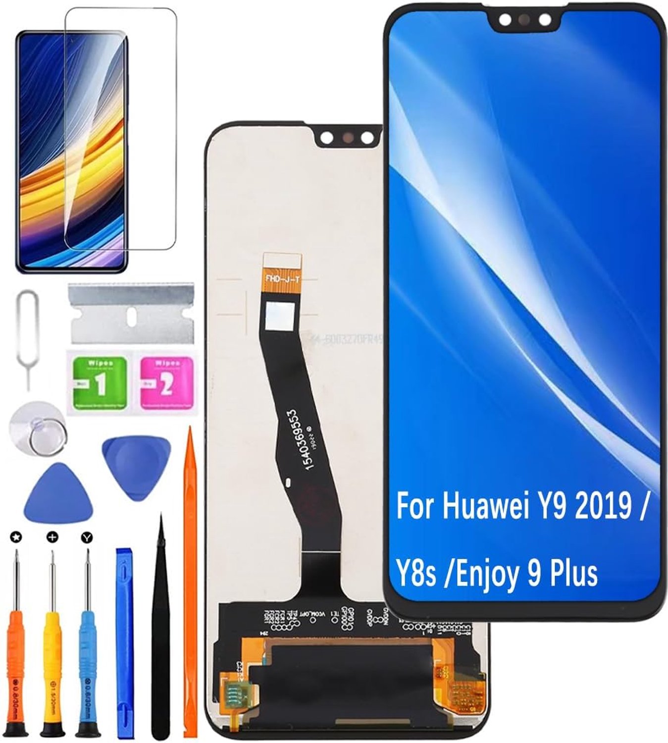 Displayscherm voor Huawei Y9 2019 JKM-LX1 JKM-LX2 JKM-LX3