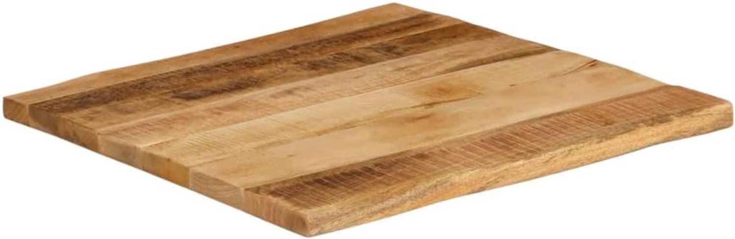 Tafelblad met rand 60 x 60 x 2,5 cm, massief mangohout