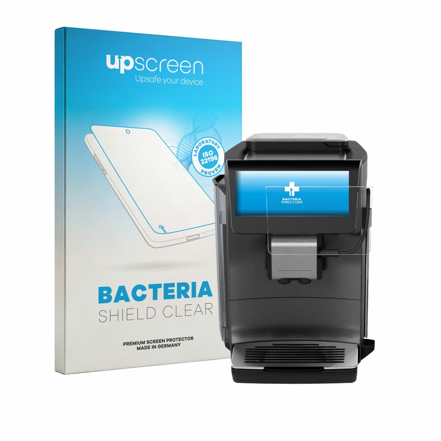 upscreen - Screenprotector voor Siemens EQ600 iAroma - Folie Beschermfolie transparant antibacterieel