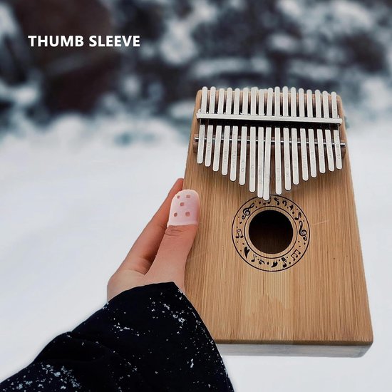 10stuks Kalimba Siliconen Vingerbeschermers Comfortabele Finger Sleeves Antislip Ontwerp Voor Langdurig Spelen Geschikt Voor Beginners Gevorderden — afbeelding 3