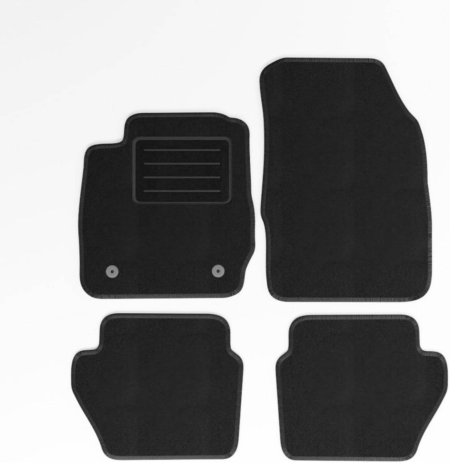 Mats4all Naaldvilt automatten passend voor Ford Fiesta 2011-2012 | Antislip | Met versterking | 4-delig | Automatten | Mattenset