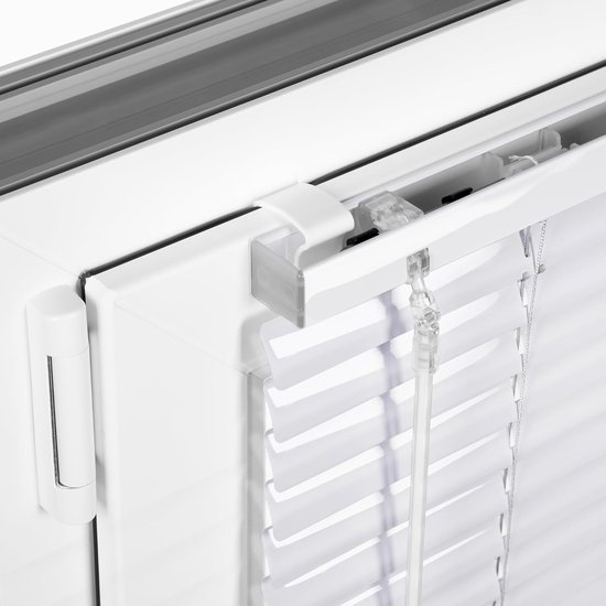 Sonello Aluminium Jaloezie voor Binnenshuis 115x100cm Klemmfix Wit — afbeelding 2