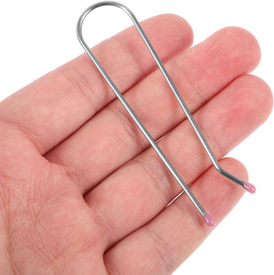 60 Stuks U-vormige Hot Roller Clips voor Medium haar Stevige Grip Universele Pasvorm Eenvoudig Te Installeren Vervangende Clips voor Elektrische Haarrollers Voorkomt Uitvallen — afbeelding 5