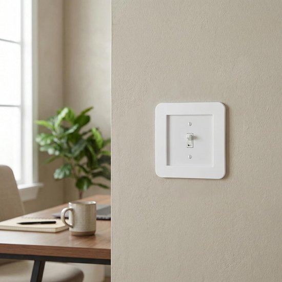 6 Stuks Delige Schroefloze Witte Siliconen Afdekplaten voor Enkelvoudige Schakelaars Onbreekbare Flexibele Beschermhoezen voor Stopcontacten Kindveilig Vuilafstotend voor Woonkamer — afbeelding 2
