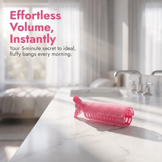 4 Stuks Delige Volumizing Haarclips voor Zijfranje Zelfklevende Krultools met Gebogen Klemmen voor Natuurlijk Gevormde Zachte Volumineuze Lokken Lichtgewicht Geschikt voor — afbeelding 2