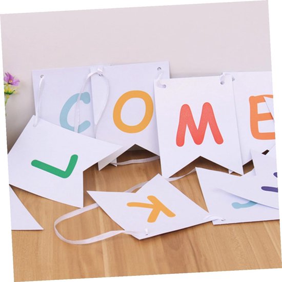 2 Stuks Vrolijke Schoolklaslantaarns Decoratieve Terug Naar School Banners Lichtgewicht Feestversiering Voor Schoolfeest — afbeelding 3