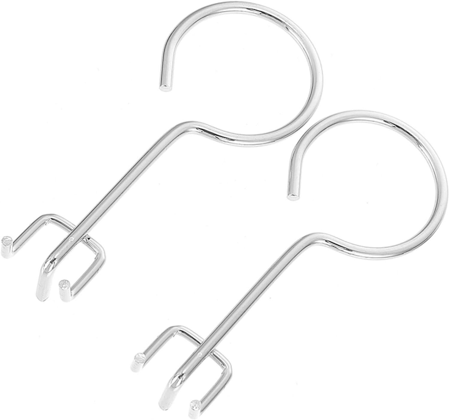 Happyyami 2 Stuks Metalen Pegboard Haakset voor Cup Opslag Duurzame Ronde Houder Praktische Ruimtebesparende Organizer voor Thuisgebruik