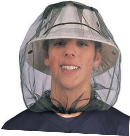 6 Stuks Delige Ademende Netkap met Insectenbescherming Ventilatie Rondom Geschikt voor Heren Dames voor Wandelen Buitenactiviteiten — afbeelding 5