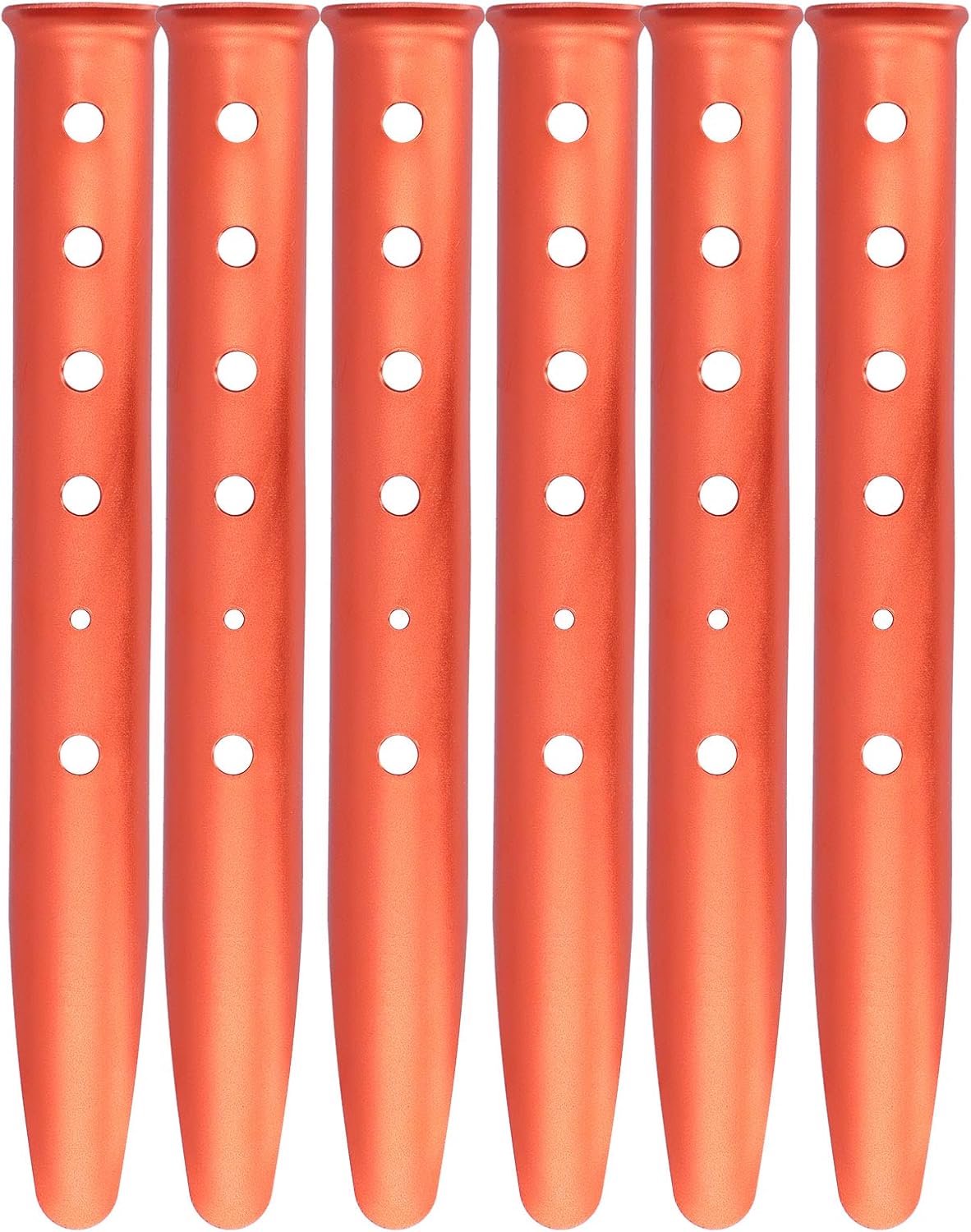 Zandharingen, Tentharingen Voor Zand, 6 Stks Oranje U-vormige Tentspijker Aluminiumlegering Camping Strand Zandharing Sneeuwgrondpaal