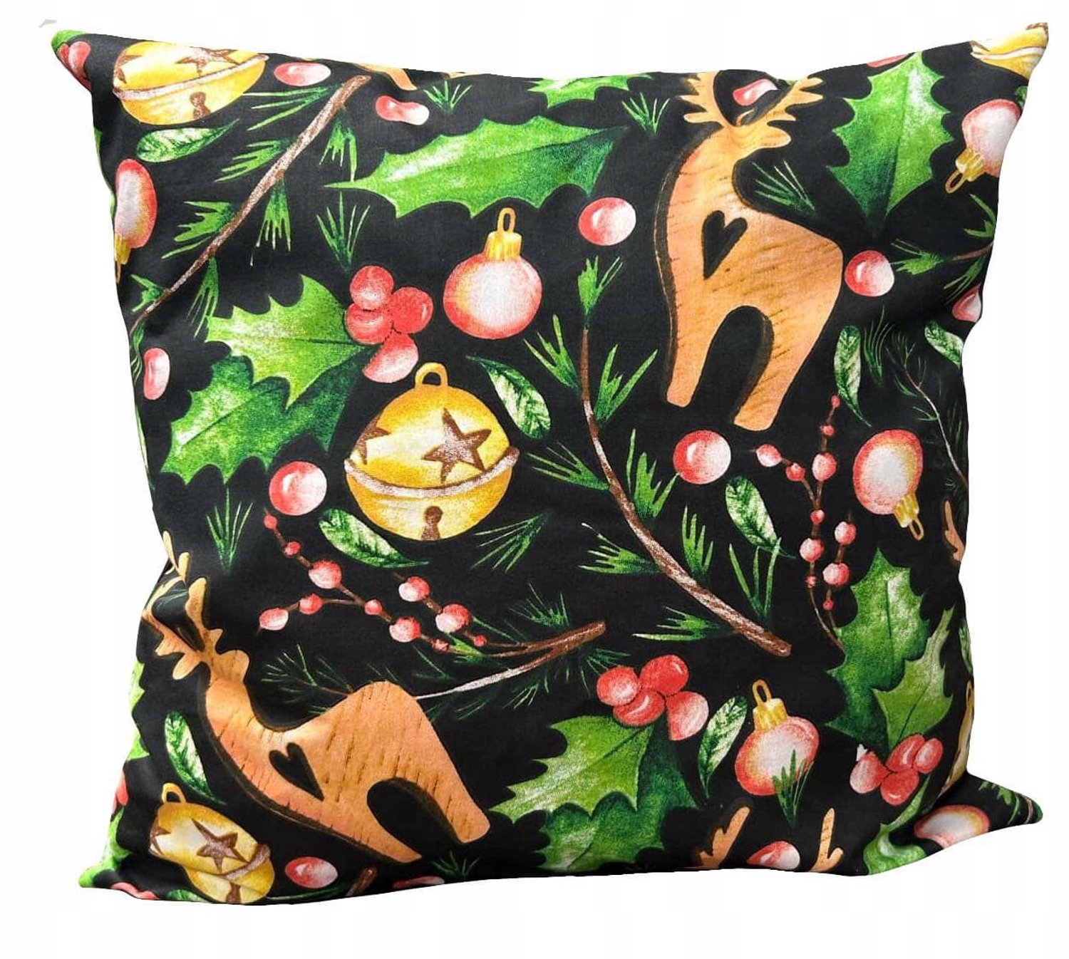 Merloos Katoenen Sierkussenhoes 45x45 cm - Winterse Patronen