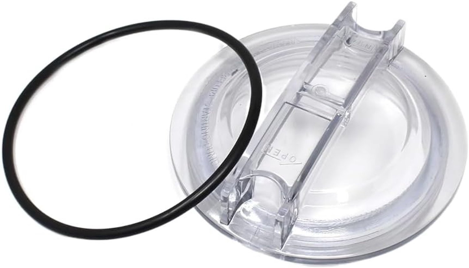 Zwembadpompdeksel met O-ring, doorzichtige vervangende zeefafdekking voor zwembad en spa, compatibel met Hayward Super II en andere modellen, ideaal voor onderhoud en vervanging