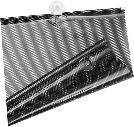 2 Stuks PVC Raamzonwering met Zuignap Inklapbare Verduisteringsgordijnen Zwart Eenvoudig Te Monteren voor Privacy Warmte Isolatie in Huis Auto — afbeelding 5