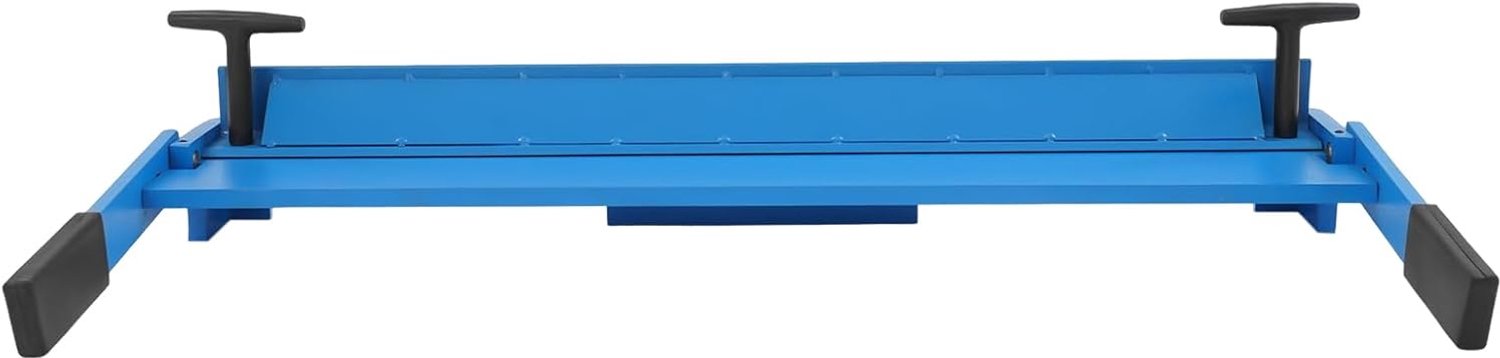 Handmatige buisbuigmachine, max. werkbreedte 630 mm, buighoek 0-120°, buigcapaciteit 1-1,2 mm, blauwe buigmachine, buiginrichting koperen buis