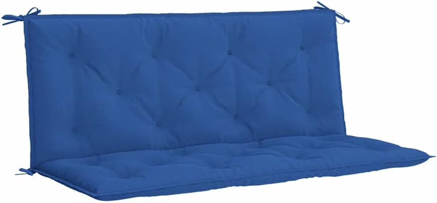 Tuinbank kussen blauw 120x50x7 cm Oxford-stof