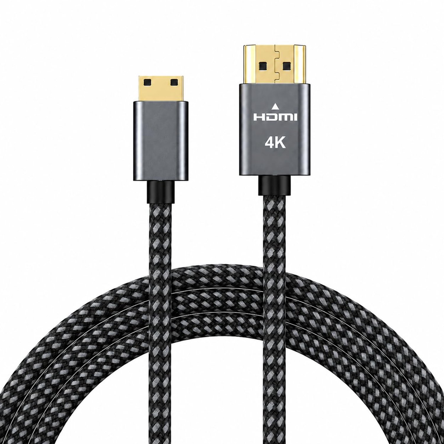 Mini HDMI naar HDMI-kabel 2M, 4K @60Hz bidirectionele adapter