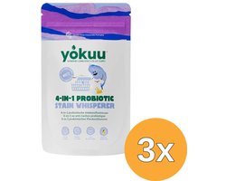 3x Yokuu 4 in 1 Probiotische Vlekkenfluisteraar voor Witte Was (390 gr)