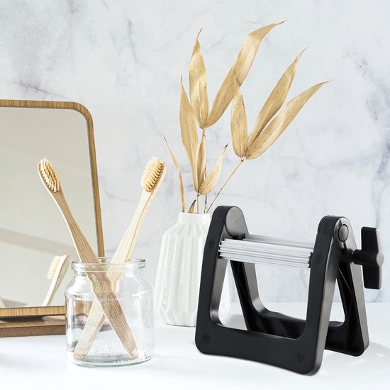RVS Tandpasta Juicer met Plastic Handvat, 3-in-1 Metaal Dispenser Tool voor Efficiënt Gebruik — afbeelding 2