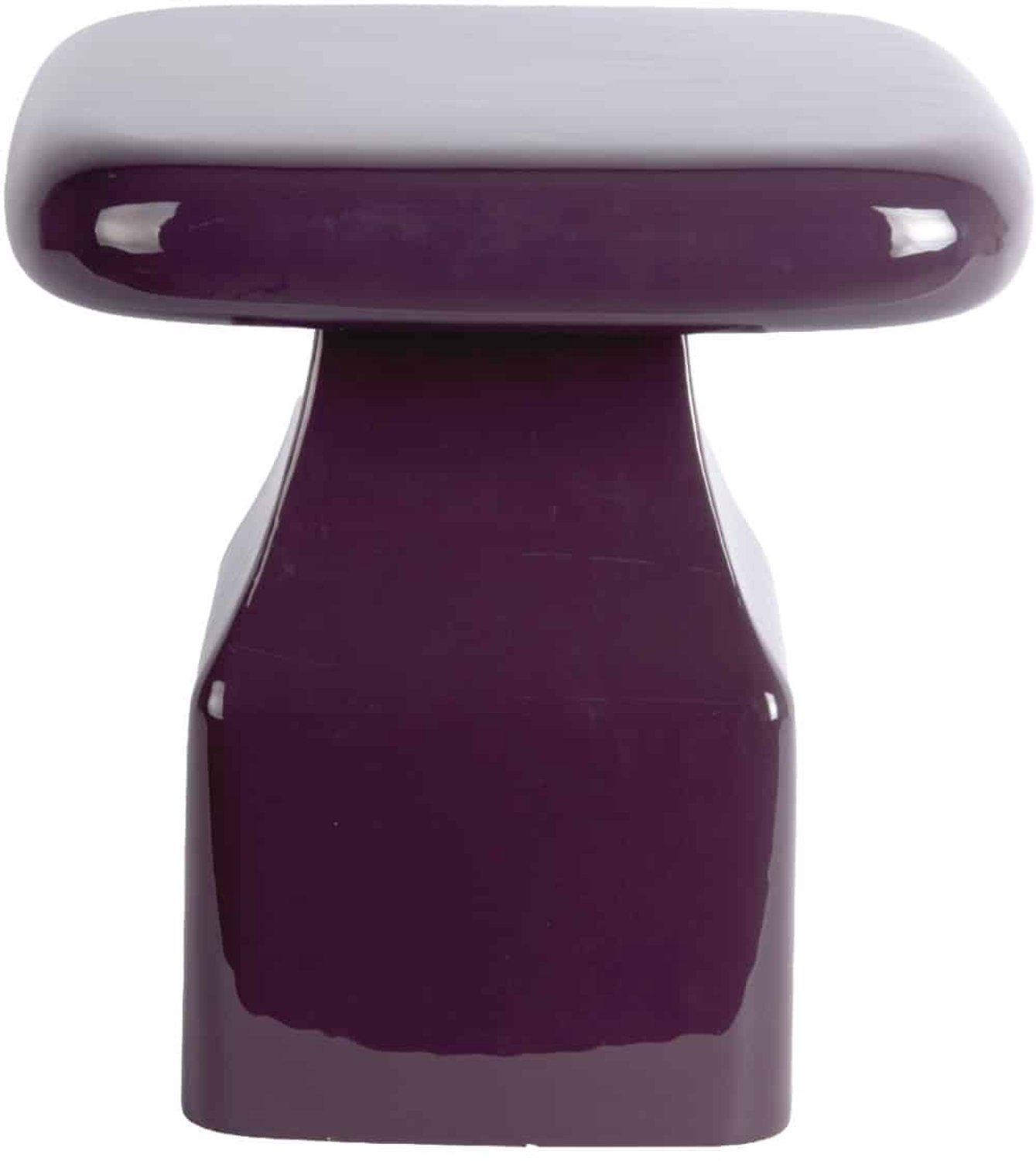 Leitmotiv Bijzettafel Cadiz - Donkerpaars - 40x40x40cm - Scandinavisch