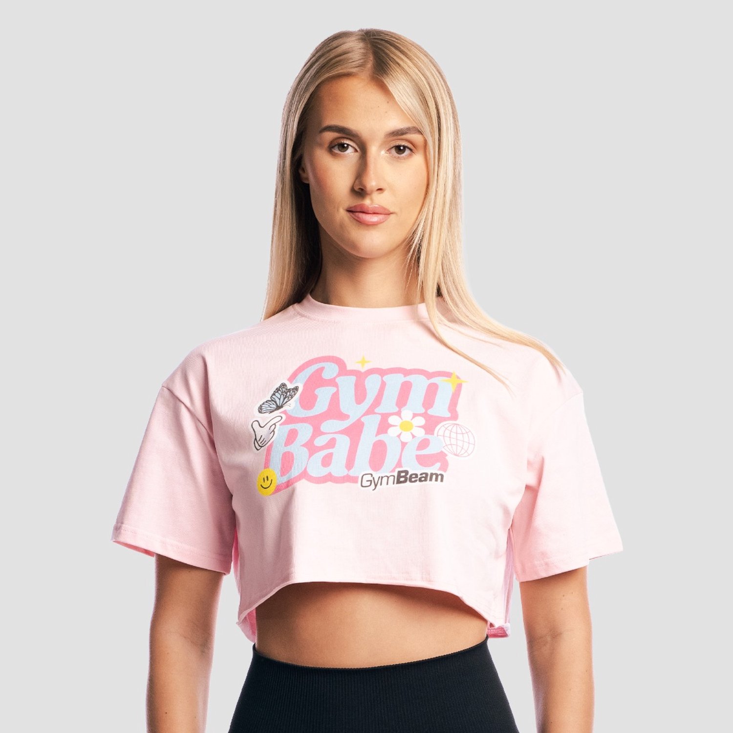 GymBeam Dameshemd GymBabe Cherrybloom M