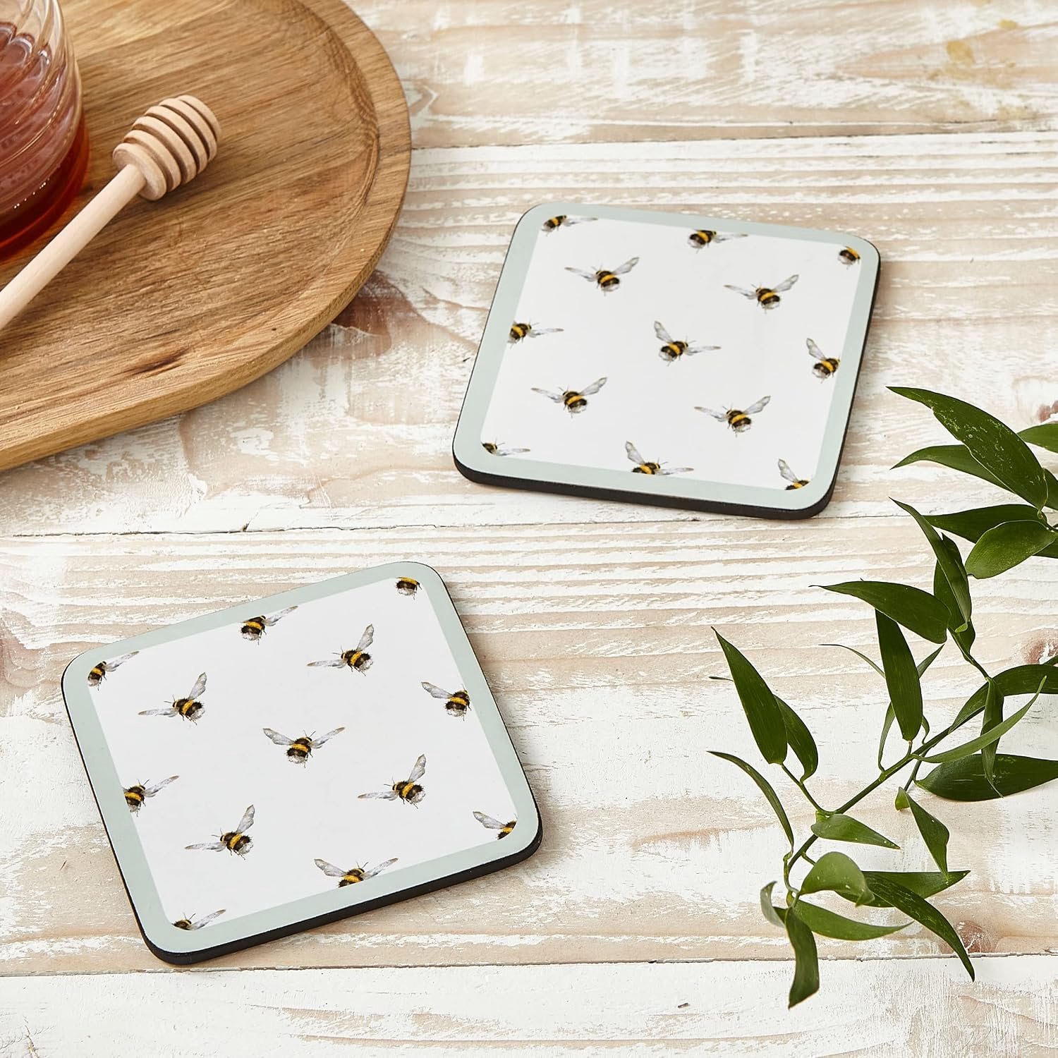 Wrendale Designs Vliegende Bij Coasters - Set van 6