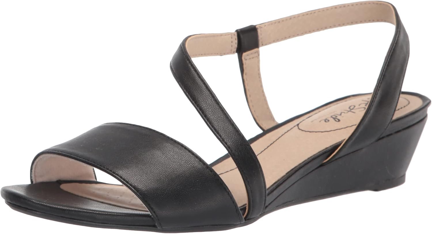 LifeStride Yasmine Dames Wedge Sandalen Synthetisch Zwart