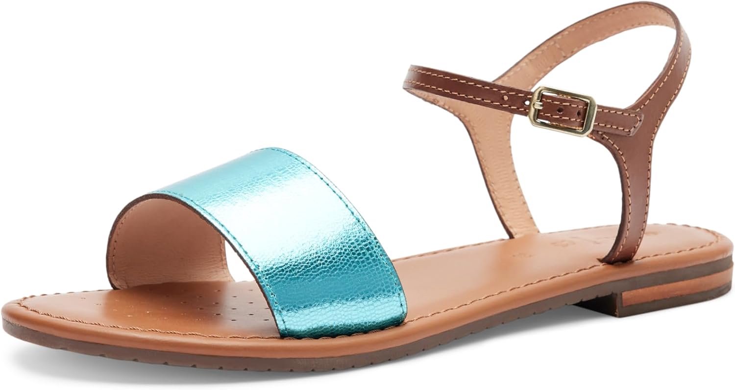 Geox D Sozy S J Dames Sandaal Azure Camel