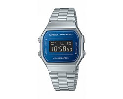 Casio Casio Collection Vintage A168WEM-2BEF Horloge - Staal - Zilverkleurig - Ø 35 mm