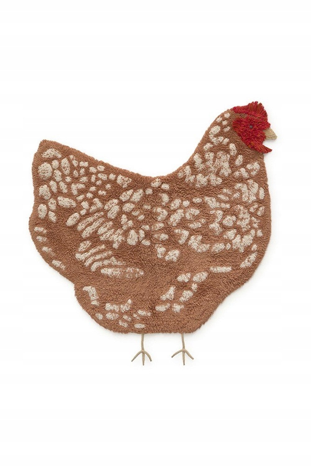 Lorena Canals Wasbaar Vloerkleed - Chicken - 110 x 100 cm