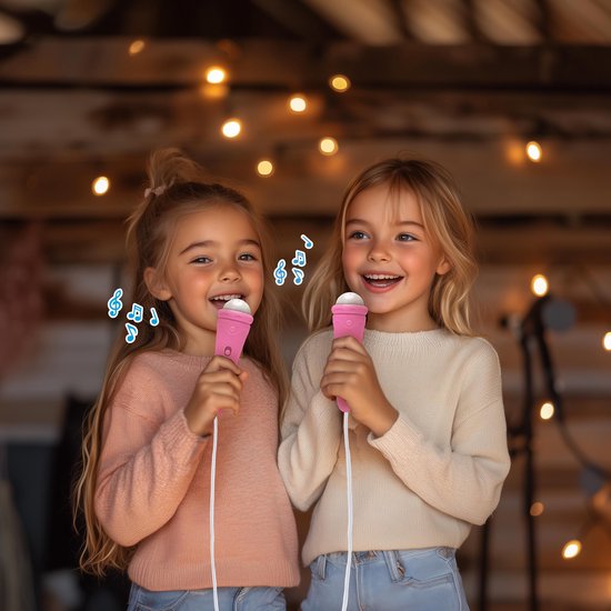 Lexibook, Eenhoorn, karaoke standaard Bluetooth lichten, roze, S160UNI — afbeelding 2