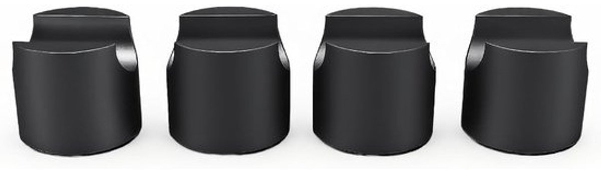 Aluminium Kabelklem voor HiFi Speakers, Vibration en Resonantie Vermindering, 4 Stuks, Ideaal voor Geluidsystemen en Kabelbeheer