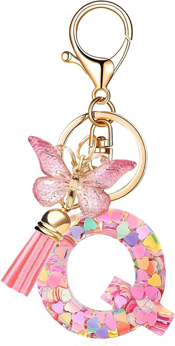Gepersonaliseerde sleutelhangers, vrouwen sleutelhanger schattige sleutelhanger gepersonaliseerde sleutelhanger tas sleutelhanger verjaardagscadeaus voor zus(Q)