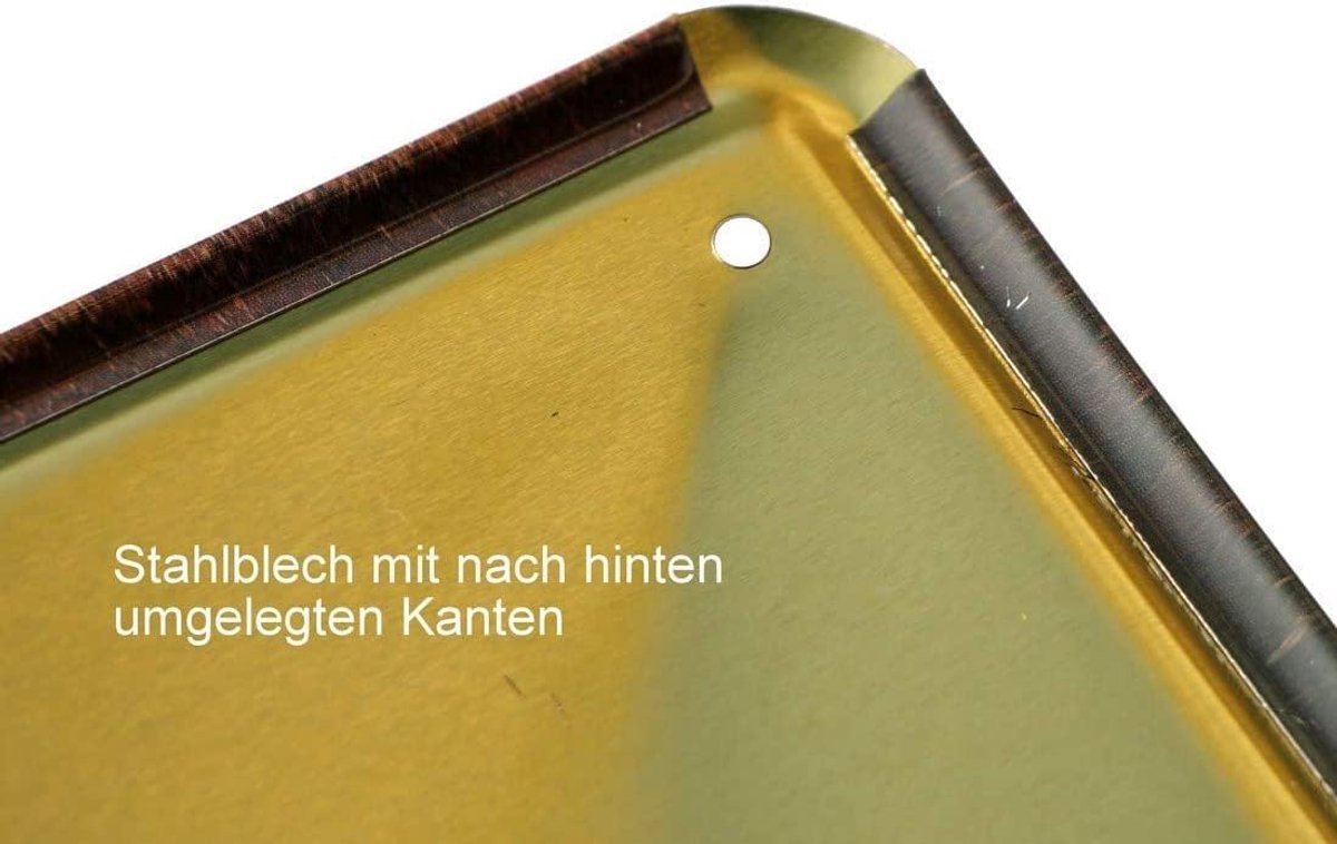 28 x 12 cm spreuk decoratie metalen bord 1178, Huisdecoratie Muurdecoratie