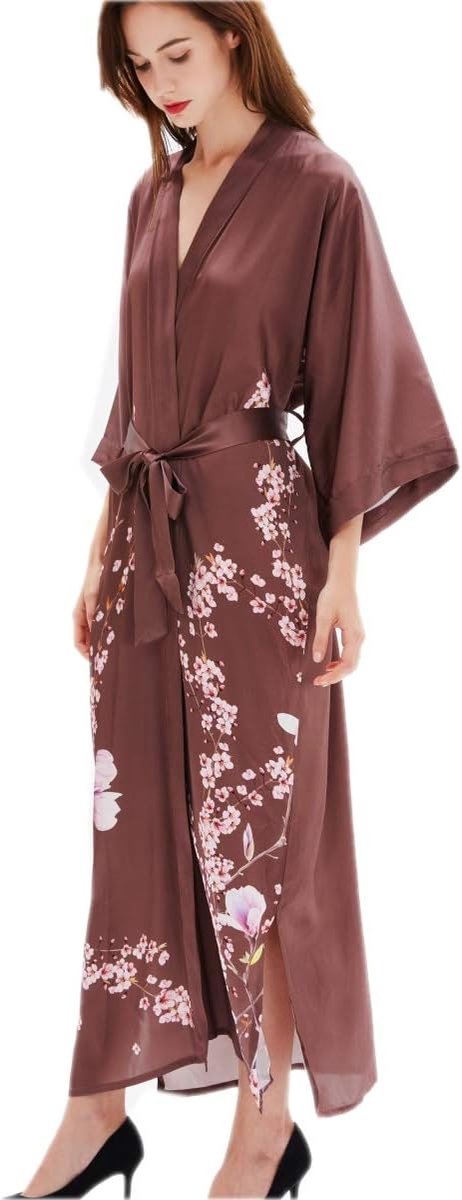 Kimono Kamerjas Dames Vloerlengte