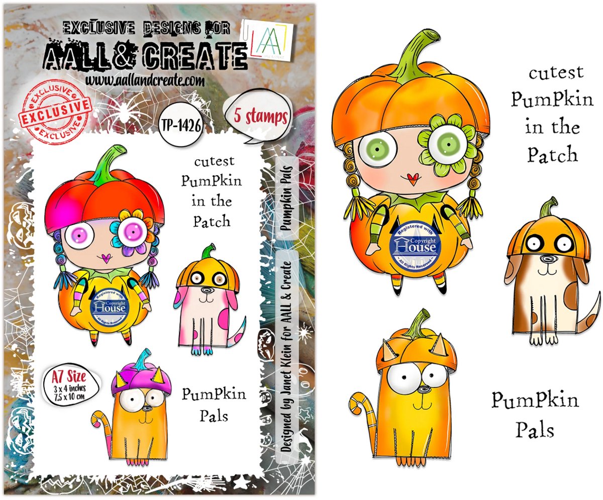 Aall & Create clearstamps A7 - Pumpkin pals