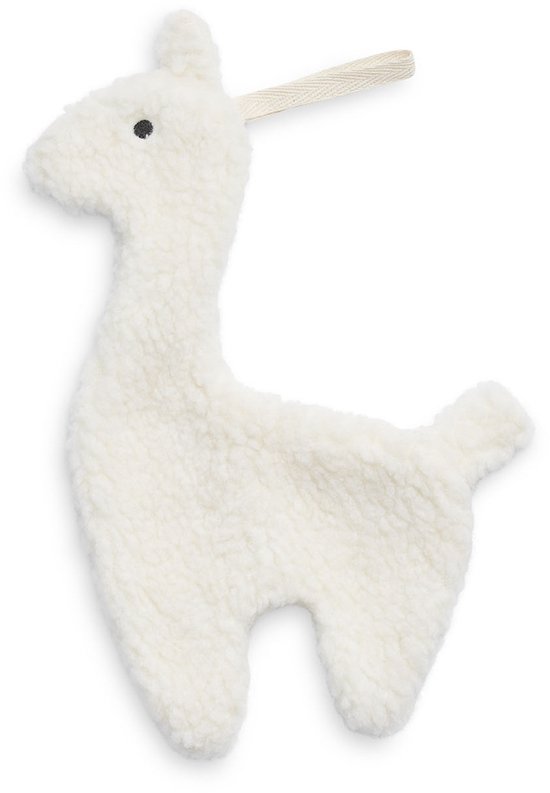 Jollein - Speendoekje Lama (Off-white) - Speenknuffel, Speendoekje Baby, Speendoek - 100% Polyester