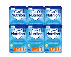 Nutrilon 1+ Groeimelk - Peuter melkpoeder vanaf 1 jaar - Voor gezonde groei - 6 - 6 stuks