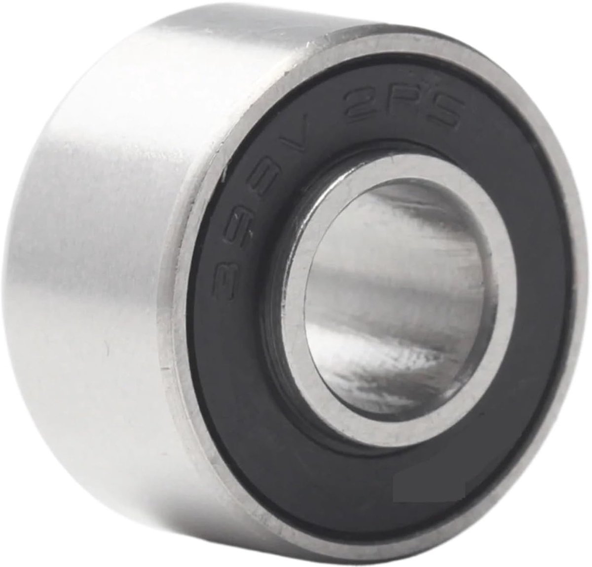 398 V 2RS Max 8 x 19 x 10 x 11 mm (2 stuks) van verchroomd staal met vet afgedicht, kogellagers, compleet voor fiets 398 V Cart