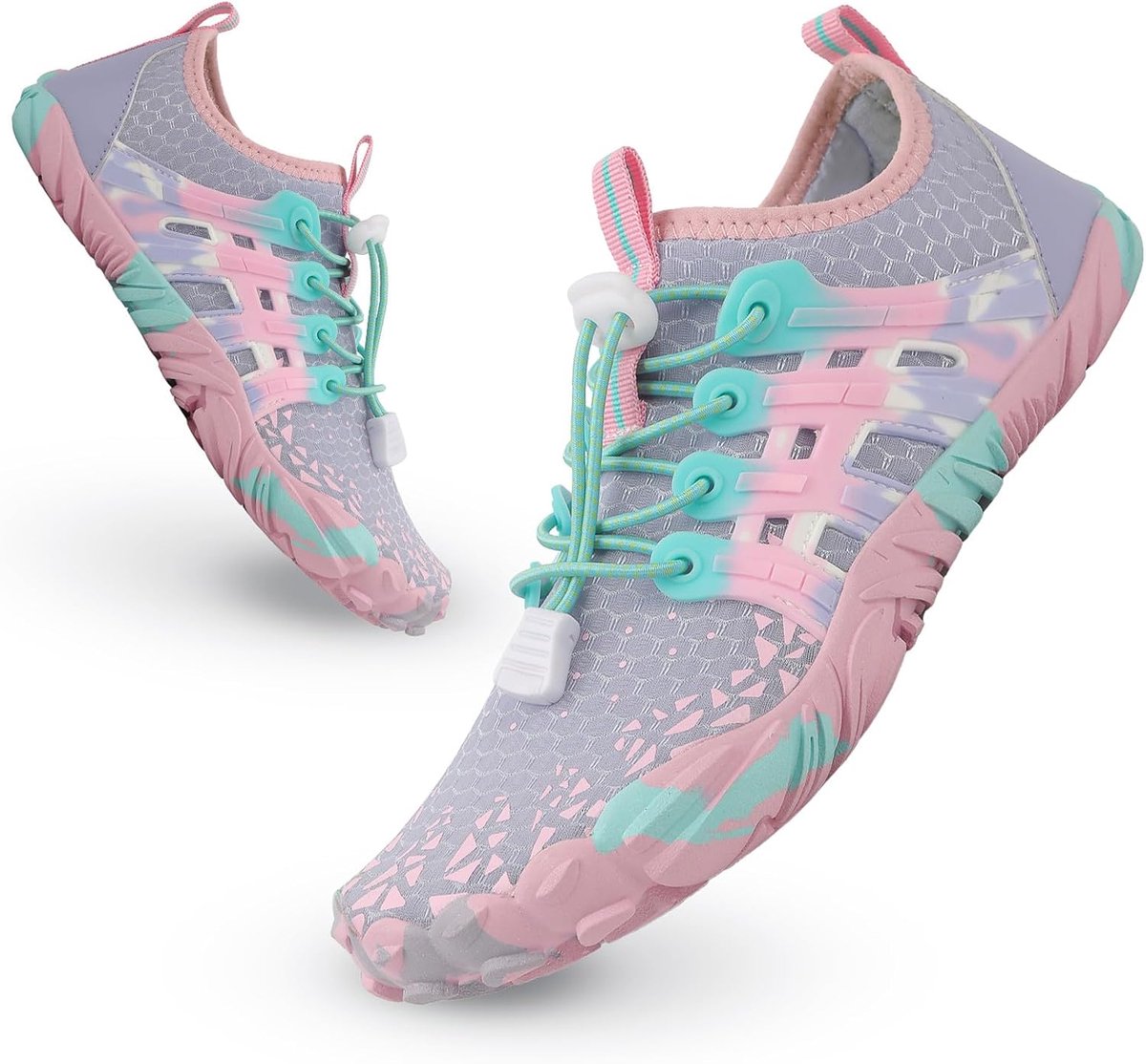 Waterschoenen voor kinderen, meisjes en jongens, strandschoenen, antislip, blote voeten, waterschoenen, sneldrogend, blote voeten, zwembad, aqua, surfen, zwemmen, duiken, sport