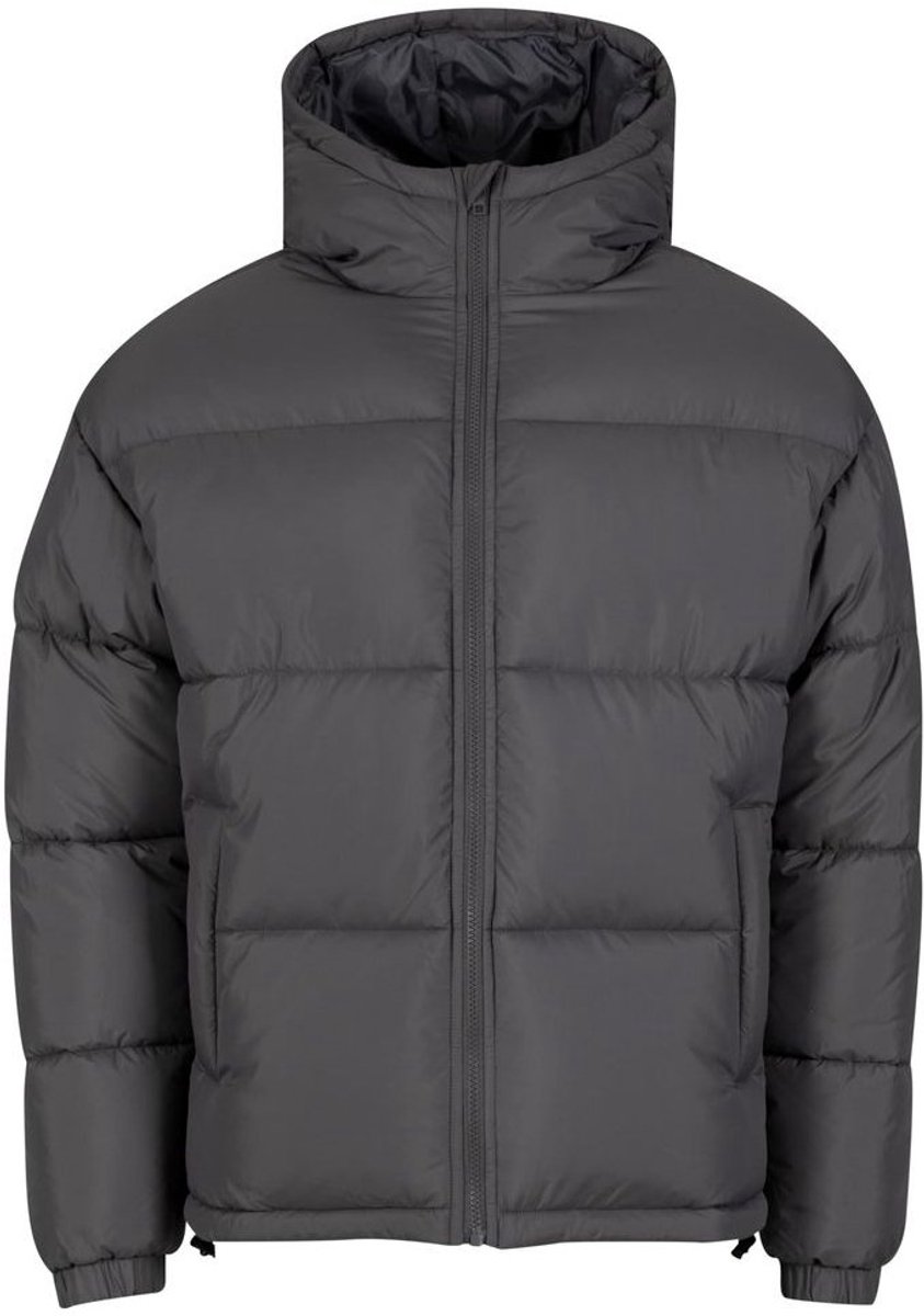Urban Classics Basic gewatteerd jack voor dames met capuchit TB7257 Magnet