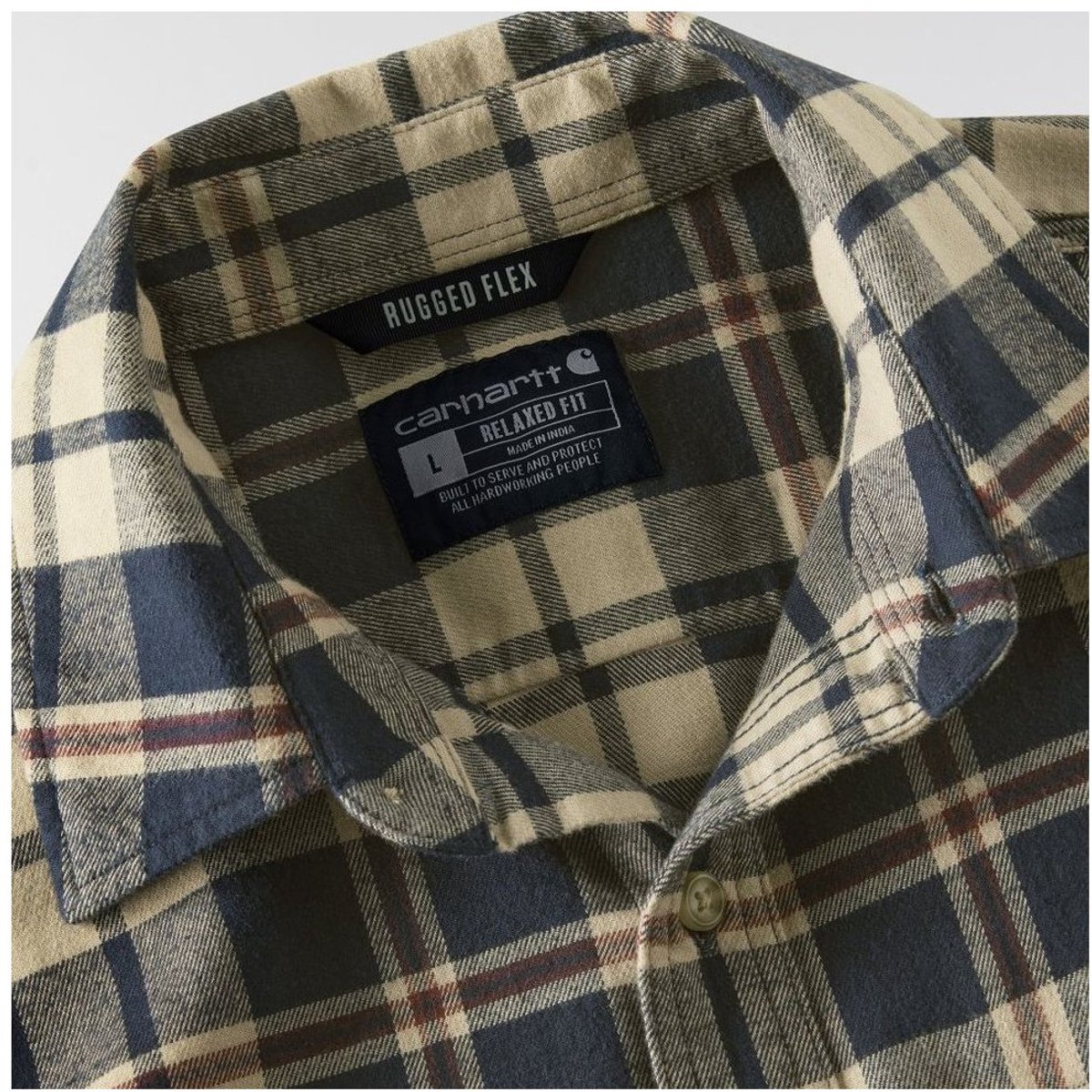 Carhartt Hamilton Overhemd 107010 Blauw