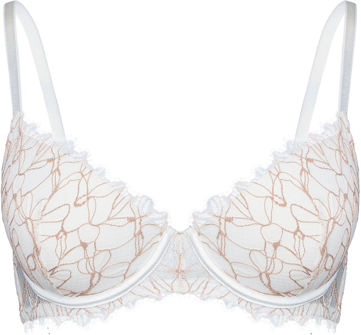 ESOTIQ C’mon - Push-upbeha - Crèmekleurig - 70F - Uitneembare vullingen Crème;Beige