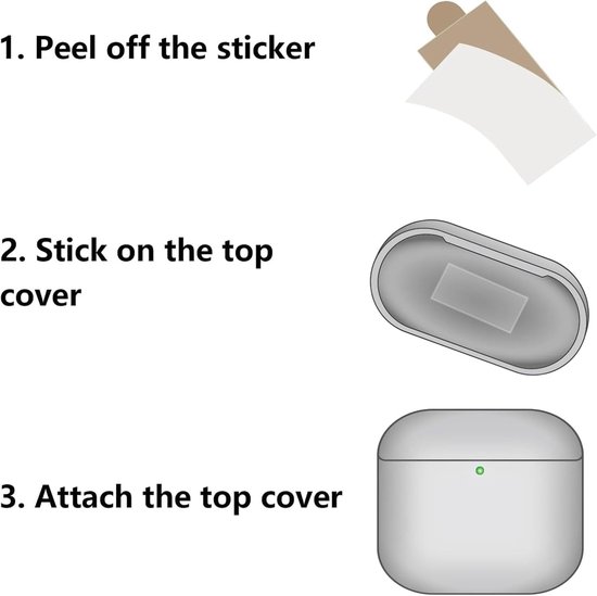 Transparante hoes compatibel met Airpods Pro 3e generatie met reinigingsset, beschermhoes compatibel met Airpods Pro 3 met polsband,ondersteuning voor draadloos opladen, schokbestendig(Roze) — afbeelding 5