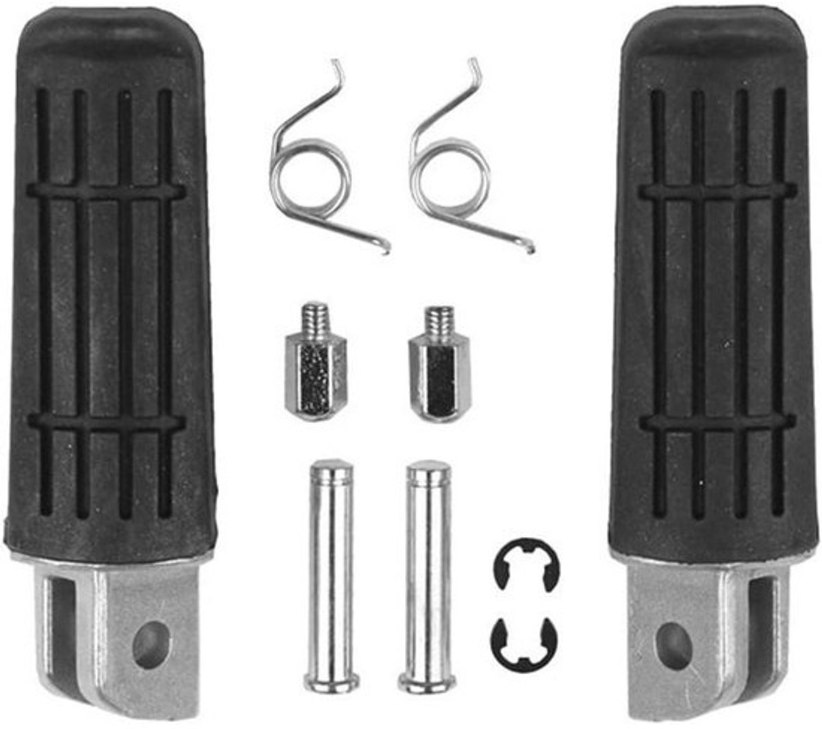 Voetsteunen voor Yamaha TDM 900 XJ 900 S YZF 1000 R1 BT 1100 FJR 1300 XV 1700 - Compatibel met Fazer 700 FZ1 FZ6 FZ6R FJR1300 - Motorfiets