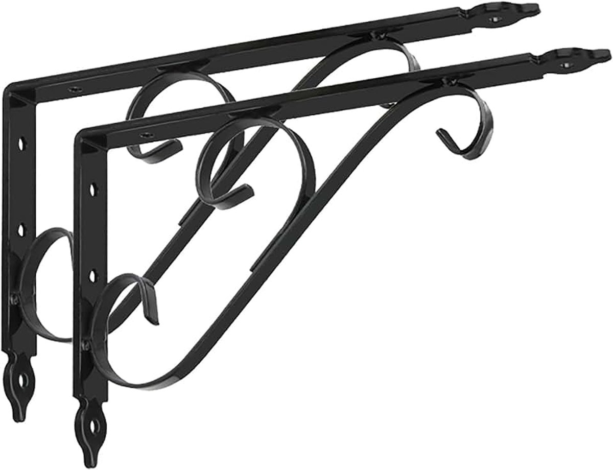 Plank Beugels Wandmontage Drijvende Plank Beugel L Vorm Zware Rustieke Ijzer Metalen Hoek Brace Plank Supporter