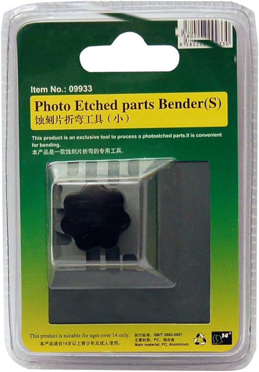 Tools 09933 - Modelbouwaccessoires Photo Etched Parts Bender, buighulp voor fotoonderdelen, S, grijs
