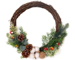 Llv Kerst Garland Deur En Venster Garland Garland Hotel Winkelcentrum Decoratie Props Venster Hanger